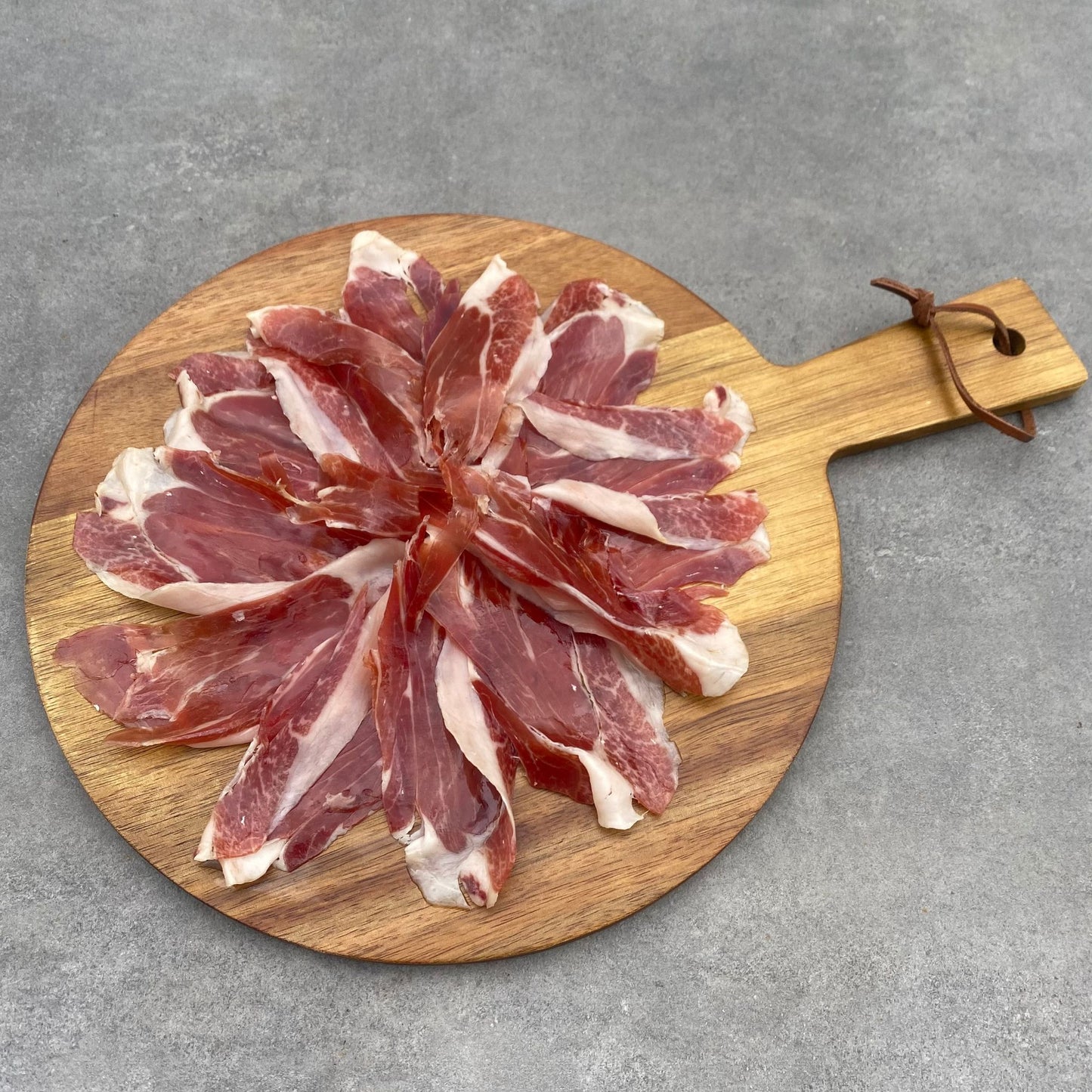 La tortilla de Fani jamón de cebo ibérico tranché sous-vide